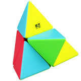 Maxbell Maxbell 2x2 Pyramid Triangle Magic Cube Pyraminx Twist Puzzle Intelligence Training Kid Toys