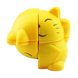 Fortune Cat 2x2x2 Magic Cube Twist Puzzle Funny Education Kids Toy Gift