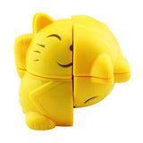 Fortune Cat 2x2x2 Magic Cube Twist Puzzle Funny Education Kids Toy Gift