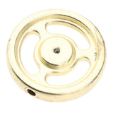 Maxbell Maxbell Stirling Engine Accessories - Metal Flywheel Lab Experiment Science Kits Golden L