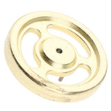 Maxbell Maxbell Stirling Engine Accessories - Metal Flywheel Lab Experiment Science Kits Golden L