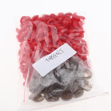 Maxbell 100pcs Black Round 100pcs Red Heart Safety Eyes Nose Toy DIY Supplies