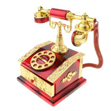 Maxbell Maxbell Classical Dia Telephone Music Box Desktop Jewelry Box Decoration Red