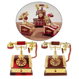 Maxbell Maxbell Classical Dia Telephone Music Box Desktop Jewelry Box Decoration Red