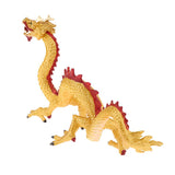 Maxbell Maxbell Realistic Animals Figures Plastic Wildlife Animal Figurine Toys Gold Dragon