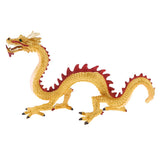 Maxbell Maxbell Realistic Animals Figures Plastic Wildlife Animal Figurine Toys Gold Dragon