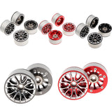 Maxbell Maxbell 4Pcs RC Wheel Rims for 1:10 Axial SCX10 RC4WD Remote Control Car Titanium