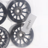 Maxbell Maxbell 4Pcs RC Wheel Rims for 1:10 Axial SCX10 RC4WD Remote Control Car Titanium