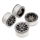 Maxbell Maxbell 4Pcs RC Wheel Rims for 1:10 Axial SCX10 RC4WD Remote Control Car Titanium