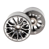 Maxbell Maxbell 4Pcs RC Wheel Rims for 1:10 Axial SCX10 RC4WD Remote Control Car Titanium