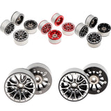 Maxbell Maxbell 4Pcs RC Wheel Rims for 1:10 Axial SCX10 RC4WD Remote Control Car Titanium