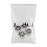Maxbell Maxbell 4Pcs RC Wheel Rims for 1:10 Axial SCX10 RC4WD Remote Control Car Black
