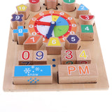 Maxbell Maxbell Sorting Wooden Learning Puzzle Toys Shape Sorting Clock Numbers Educational