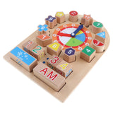 Maxbell Maxbell Sorting Wooden Learning Puzzle Toys Shape Sorting Clock Numbers Educational