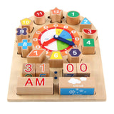 Maxbell Maxbell Sorting Wooden Learning Puzzle Toys Shape Sorting Clock Numbers Educational