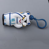 Maxbell Maxbell Lovely Covering Eyes Bear Doll Hanging Keychains Children's Toy Blue White