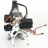 Maxbell Maxbell DIY 6DOF Metal Robot Arm 6 Axis Rotating Mechanical Robot Arm Kit