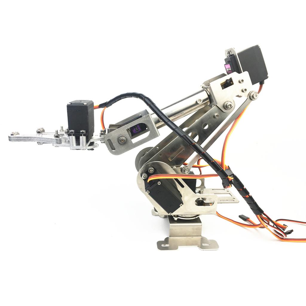 Maxbell Maxbell DIY 6DOF Metal Robot Arm 6 Axis Rotating Mechanical Robot Arm Kit