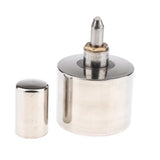 Maxbell High Quality Stainless Steel Spirit Lamp Alcohol Burner with Wick for Lab Use, 200ml - Aladdin Shoppers