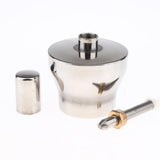 Maxbell High Quality Stainless Steel Spirit Lamp Alcohol Burner with Wick for Lab Use, 450ml - Aladdin Shoppers