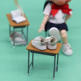 8xFashion 1:12 Scale BJD Doll Snakers for OB11 BJD Doll Accs Easy to Wear Red