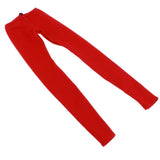 Maxbell 1/4 Doll Colorful Pencil Pants for BJD Doll Clothes Skinny Pants Black & Red