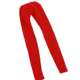 Maxbell 1/4 Doll Colorful Pencil Pants for BJD Doll Clothes Skinny Pants Black & Red