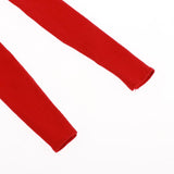 Maxbell 1/4 Doll Colorful Pencil Pants for BJD Doll Clothes Skinny Pants Black & Red