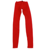 Maxbell 1/4 Doll Colorful Pencil Pants for BJD Doll Clothes Skinny Pants Black & Red