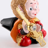 Maxbell Maxbell Car Ornament Interior Air Conditioner Vent Clip Wukong Figurines Close Eyes
