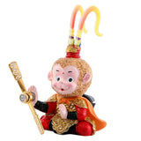 Maxbell Maxbell Car Ornament Interior Air Conditioner Vent Clip Wukong Figurines Close Eyes