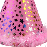 Maxbell Maxbell Cute Dog Triangle Birthday Party Bandana Scarf with Doggie Hat Supplies Pink