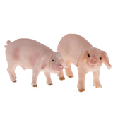 Maxbell Maxbell Lifelike Animal Model Figure Toys Figurine Home Table Decoration Toys Pig