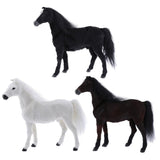 Maxbell Maxbell 1:6 Simulation War Horse Model Figures Kids Educational Toy Home Decor Black