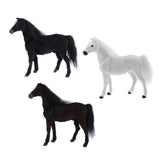 Maxbell Maxbell 1:6 Simulation War Horse Model Figures Kids Educational Toy Home Decor Black