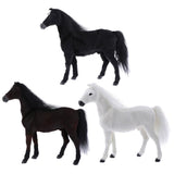 Maxbell Maxbell 1:6 Simulation War Horse Model Figures Kids Educational Toy Home Decor Black