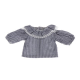 9xAdorable 12inch Girl Doll Mini Shirt Top Outfit for Blythe Dolls Stripe