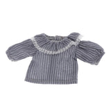 9xAdorable 12inch Girl Doll Mini Shirt Top Outfit for Blythe Dolls Stripe