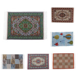 Maxbell Wood Sofa and Carpet Furniture for 1/12 Dollhouse