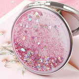 Maxbell 2 Pieces Double Sided Makeup Mirror Portable Magnifying