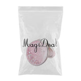 Maxbell 2x Girl Handheld Compact Makeup Mirrors Magnifying Folding Vanity Round