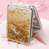 Maxbell 2x Travel Double Sided Makeup Mirror Magnifying Folding Mirror Square