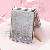 Maxbell 2x Travel Compact Double Side Makeup Mirror Magnifying Folding Mirror Square