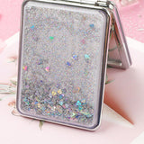 Maxbell 2x Travel Compact Double Side Makeup Mirror Magnifying Folding Mirror Square