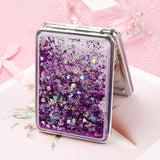 Maxbell 2x Travel Compact Double Side Makeup Mirror Magnifying Folding Mirror Square