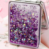 Maxbell 2x Travel Compact Double Side Makeup Mirror Magnifying Folding Mirror Square