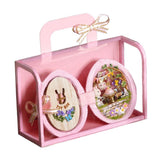 Maxbell Mini Cute Seed DIY Doll House Handcraft Miniature Model - Party Style - Pink