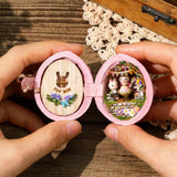 Maxbell Mini Cute Seed DIY Doll House Handcraft Miniature Model - Party Style - Pink