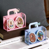 Maxbell Mini Cute Seed DIY Doll House Handcraft Miniature Model - Party Style - Pink