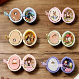 Maxbell Mini Cute Seed DIY Doll House Handcraft Miniature Model - Party Style - Pink